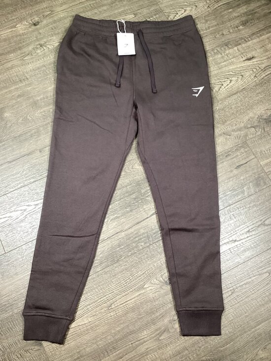 Gymshark Men Crest Jogger M Slim Fit Purple Sweatpants Gymwear workout Outdoor - Picture 1 of 8